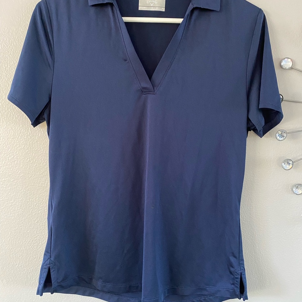 Callaway Deep Blue V-Neck Women's Tee